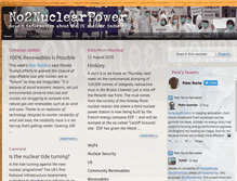 Tablet Screenshot of no2nuclearpower.org.uk